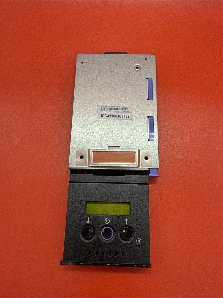 IBM 00E1966 Feature Code 2B08 Control Panel Assembly For IBM 00E3770 Power