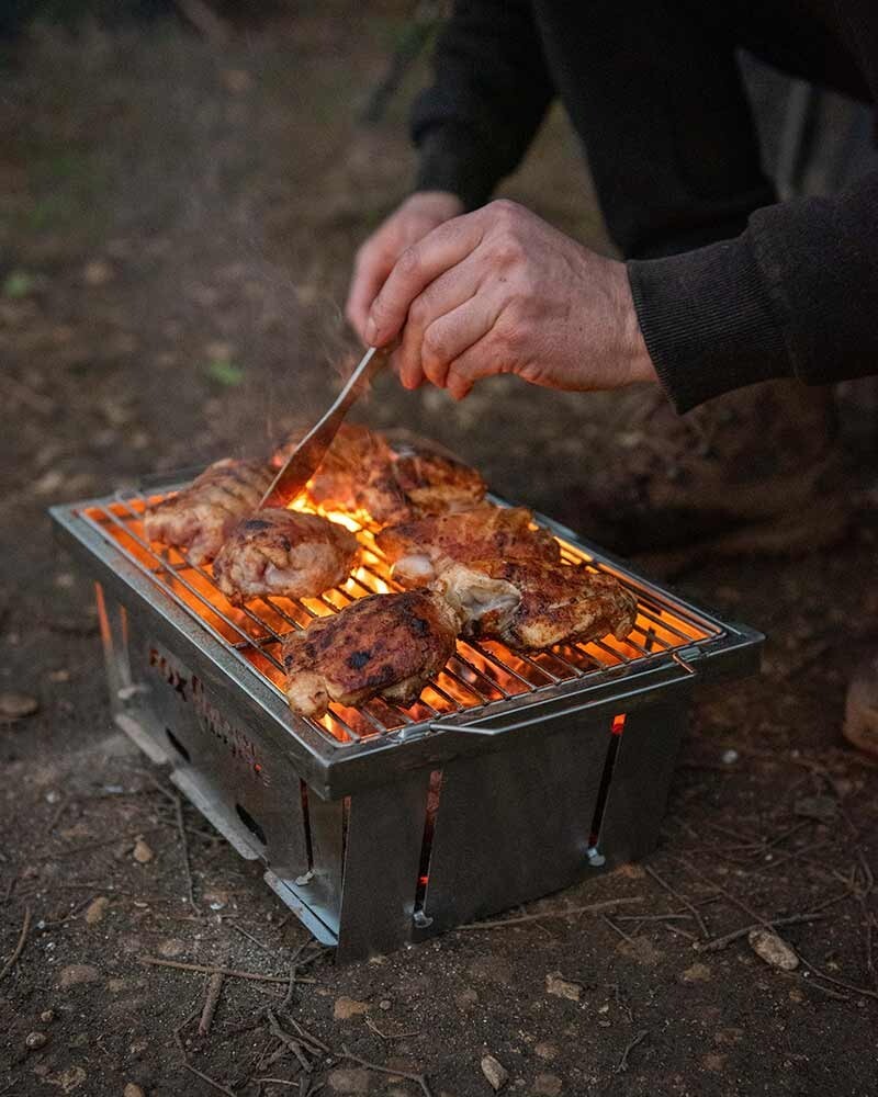 Fox Cookware Foldable Compact BBQ - With Storage Bag - CCW032