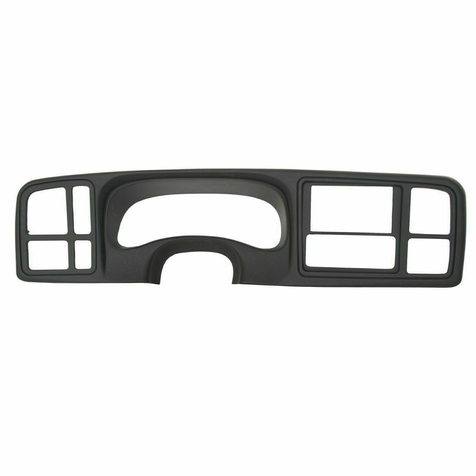Double DIN Truck Dash Kit For Chevy Silverado GMC Sierra 1999-02 Matte Black ABS