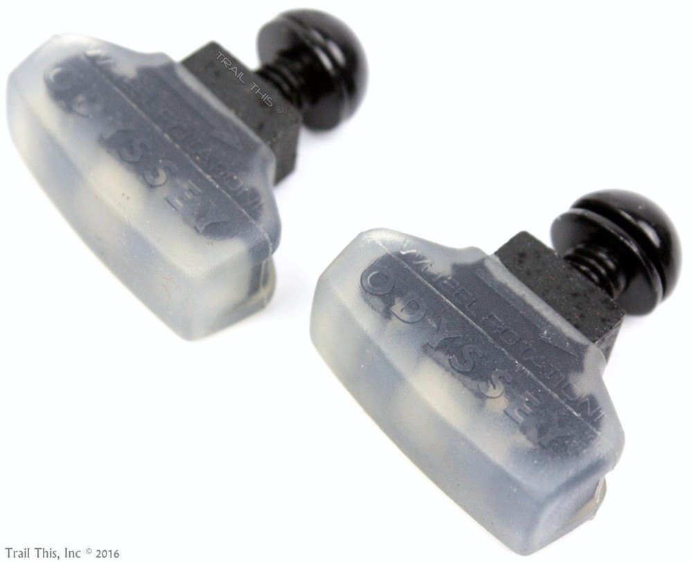 Odyssey Ghost Clear Soft Compound BMX Bicycle U-Brake Pads Threaded Post