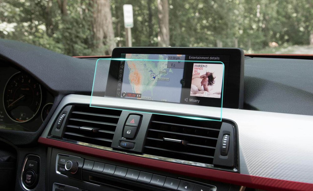 Crystal Clear Screen Protector for 2012 BMW 328i Vehicle Navigation