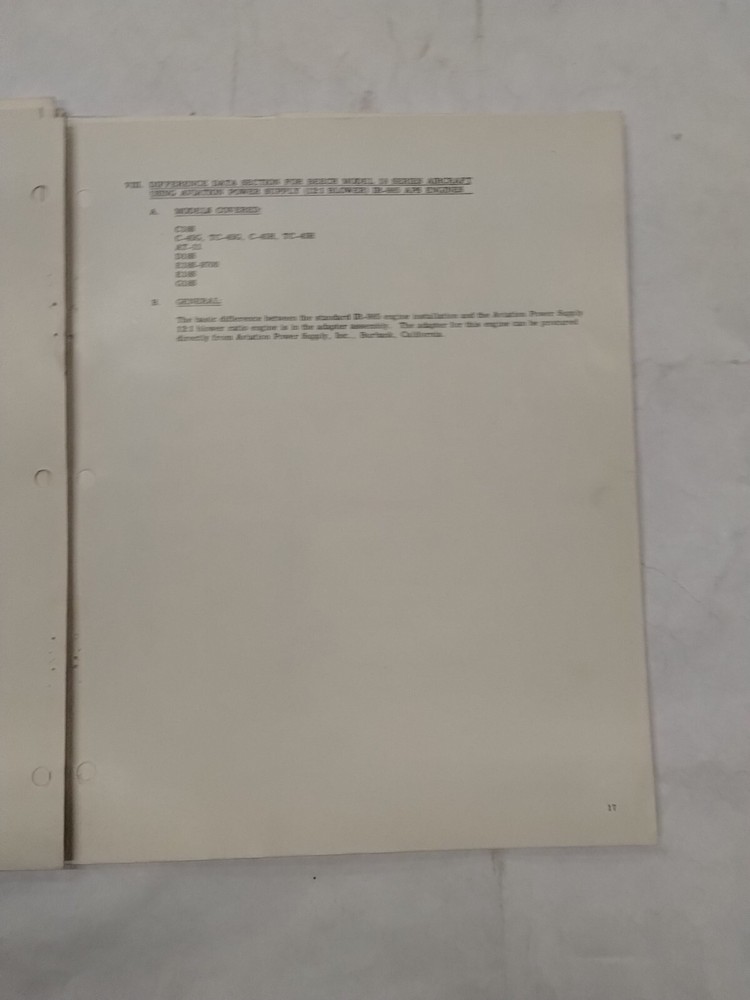 Bendix Model RS-10B2 Fuel Injection System Installation Instructions-Original