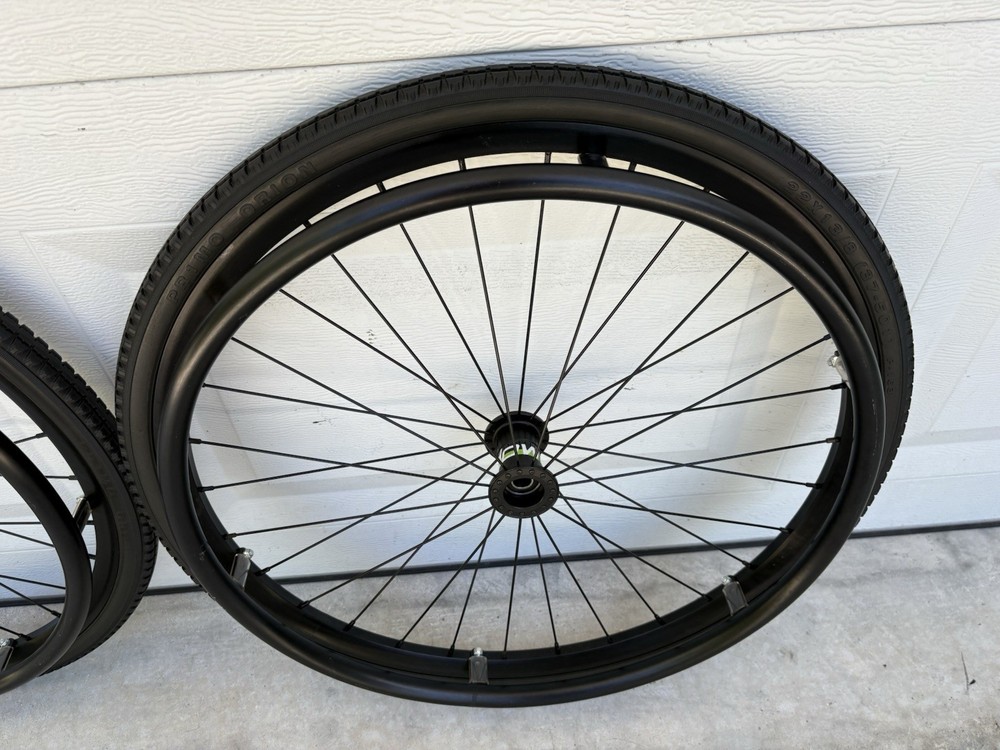 Shadow Wheelchair Wheels .Pair . 22" Quickie ,Tilite .