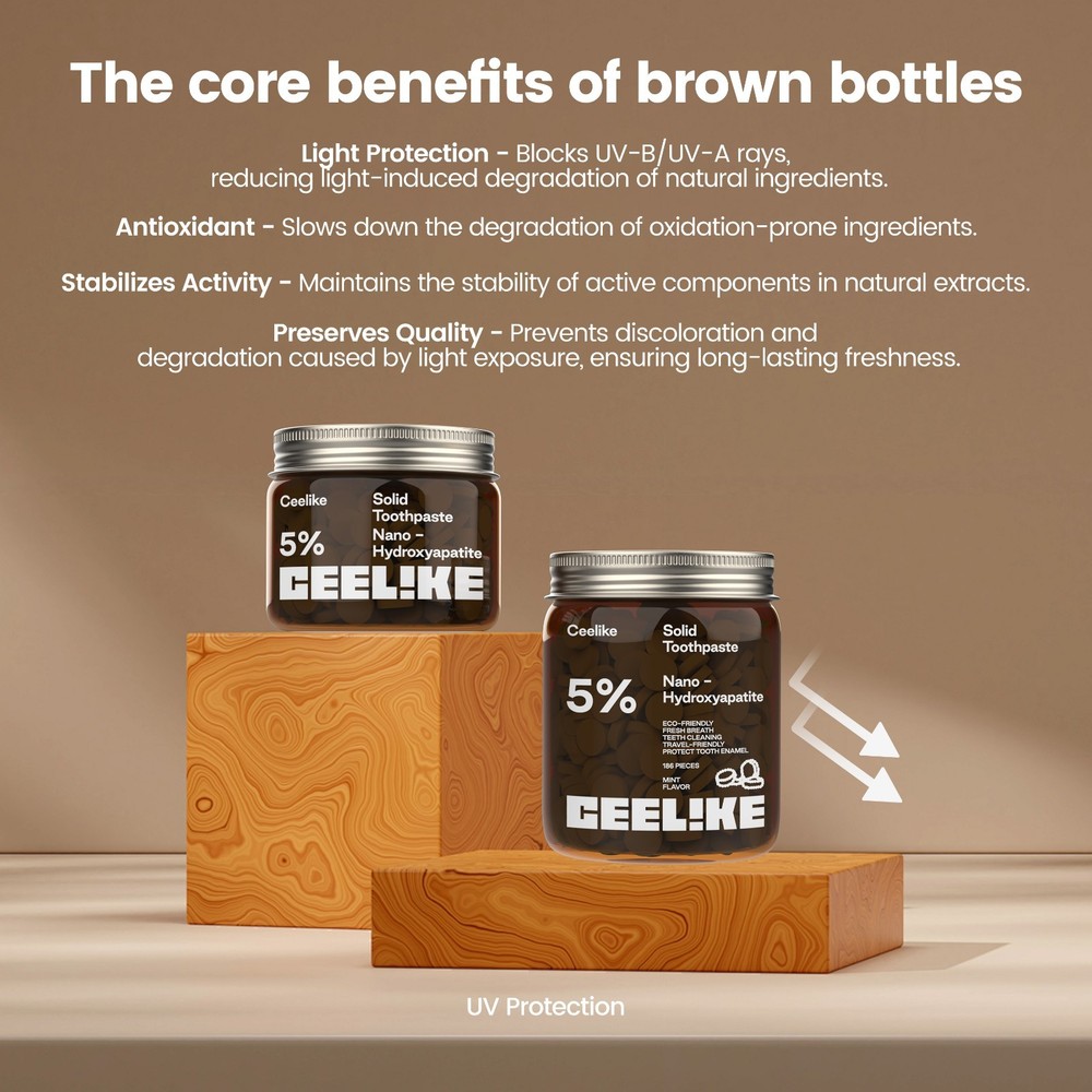 CEELIKE 7.5% nHAP Toothpaste & 5% nHAP Solid Toothpaste - 4.23 oz + 62 Tablets