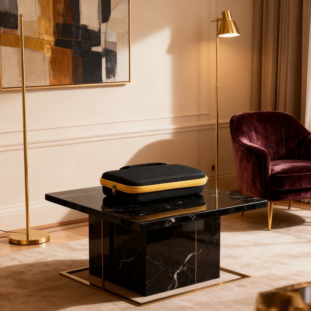 Compact Carrying Case with Handle for Cordless Screwdriver Storage