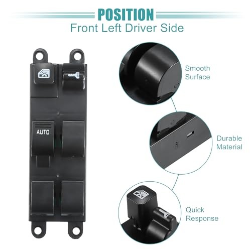 Front Left Driver Side Power Window Switch Window Control Switch Fit for