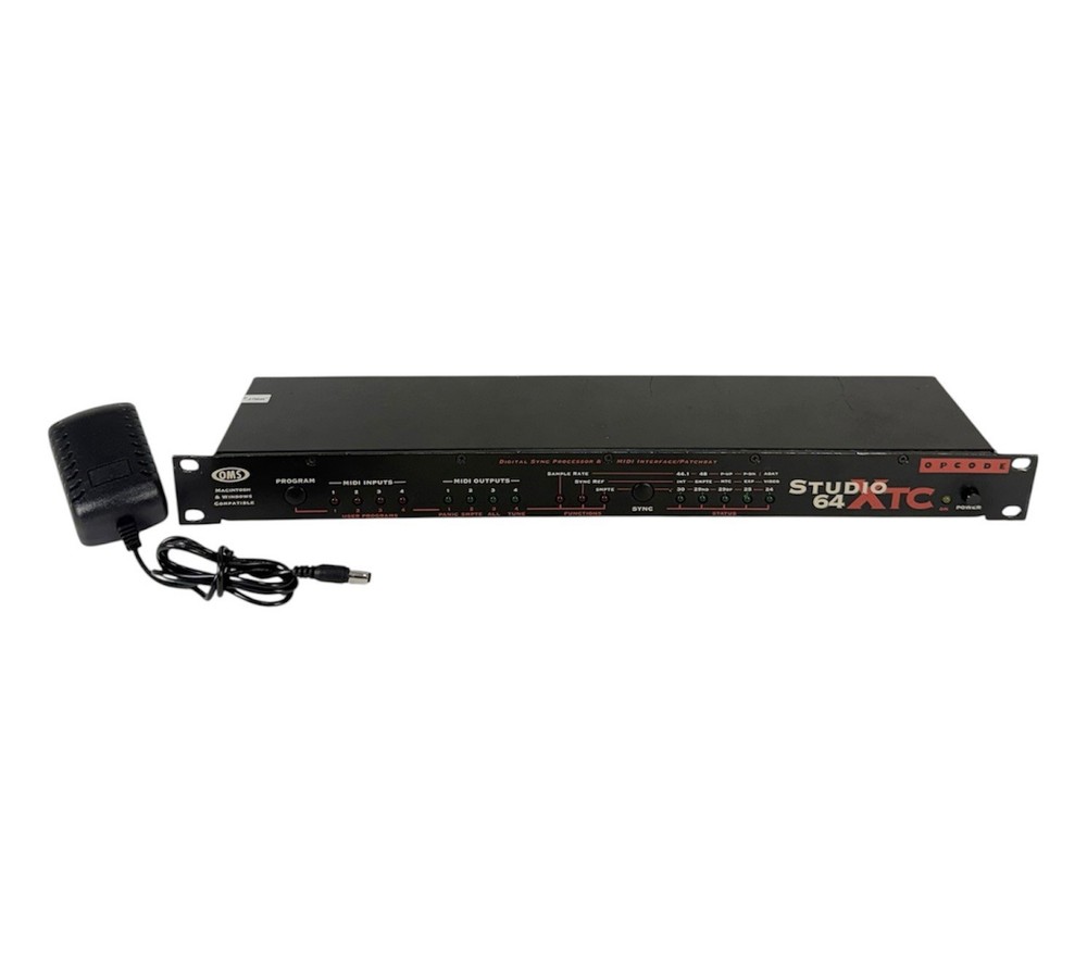 Opcode OMS Studio 64 XTC 4-In, 6-Out MIDI Interface - 64 MIDI CH - 064-2002