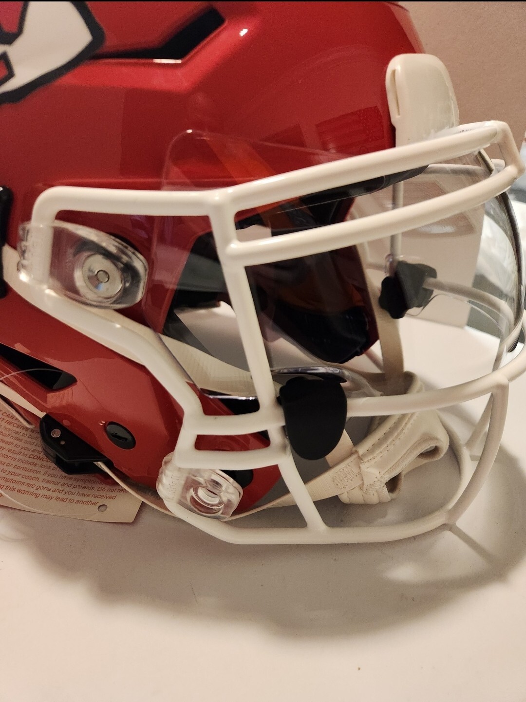 CLEAR ANTI-FOG SPEED FLEX AND SCHUTT F7 Football Helmet Oculus Visor W/Clips