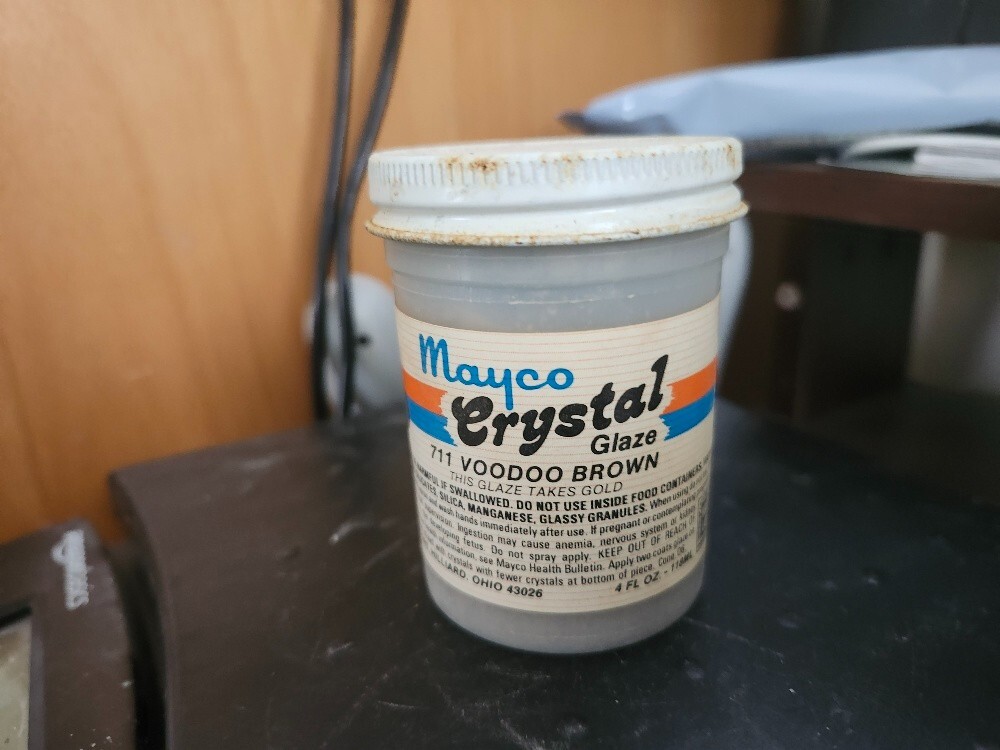 Mayco Ceramic Crystal Glaze - Voodoo Brown - #711- 4 oz.