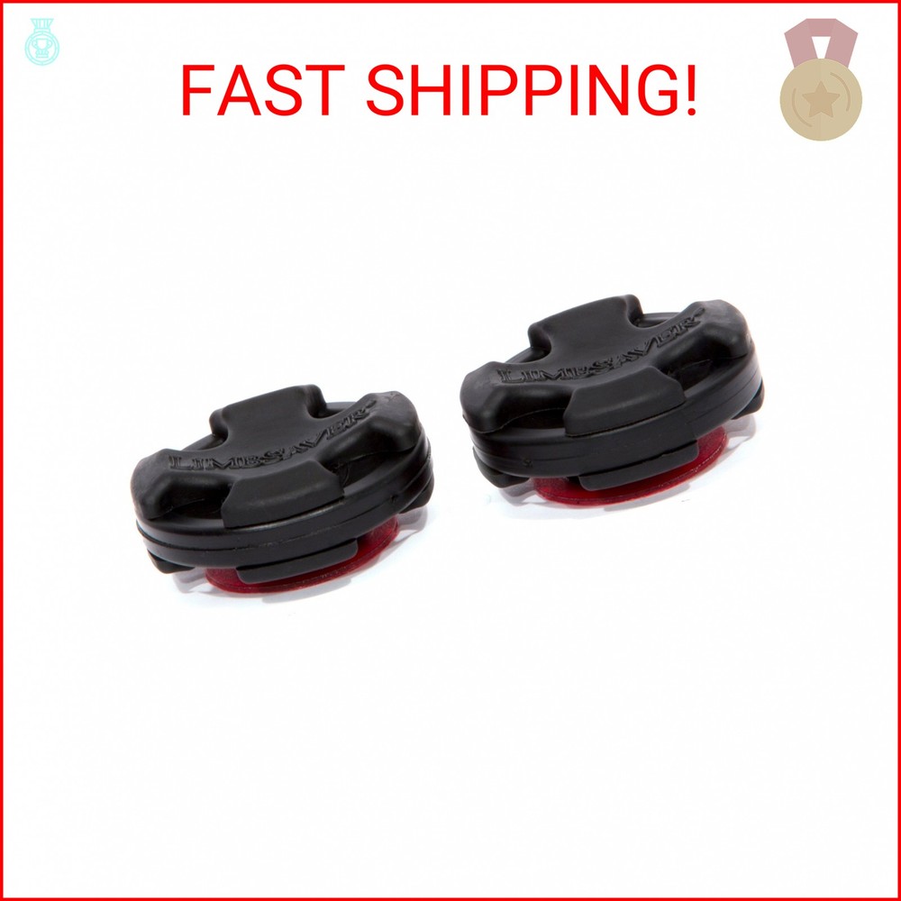 LimbSaver Broadband Dampener for Solid Limb Compound Bows, Black, 2-Pack