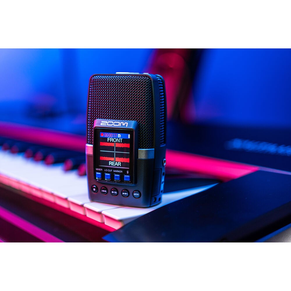 Zoom ZH2E H2essential Multi-Mic 32-Bit Float Portable Handy Recorder, Black