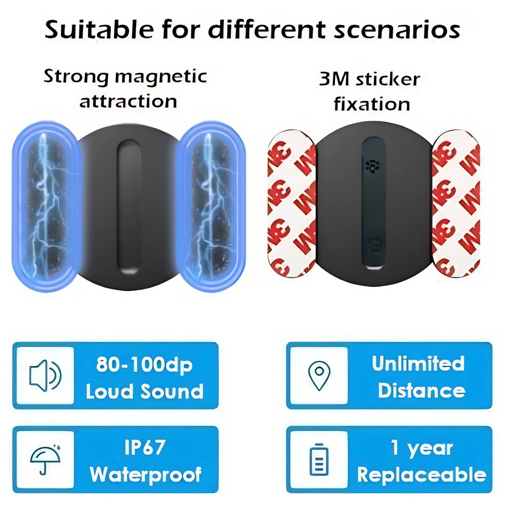 GPS Tracker for Vehicles Car Tracking Device Mini Hidden Support iPhone