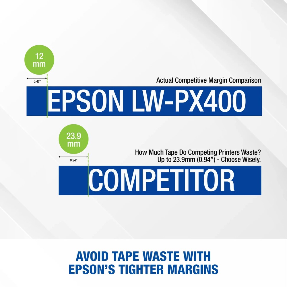Epson LW-PX400 Industrial Label Maker Bundle Kit (Portable Wireless Printer)
