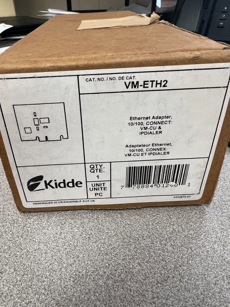 KIDDE VM-ETH2 - Ethernet Adapter, 10/100, Provides Ethernet Connection