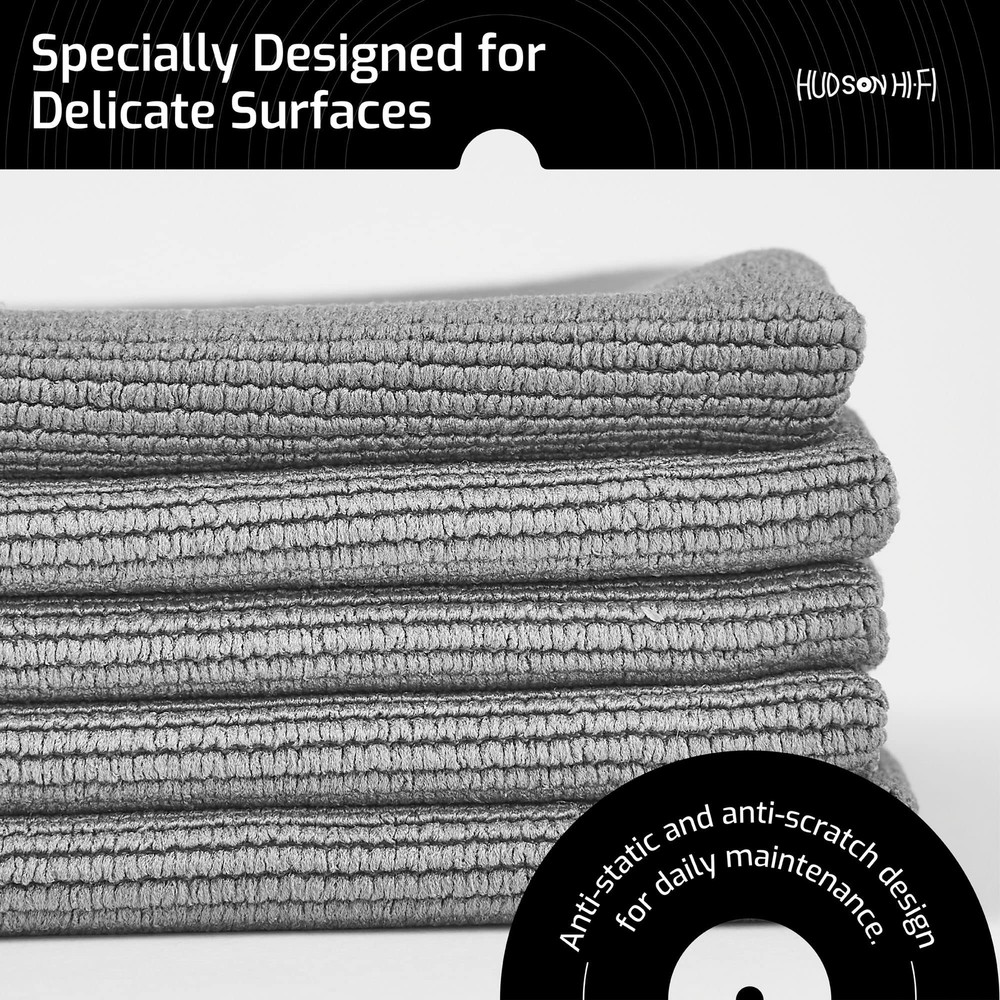 Microfiber Record Cleaning Cloth 5 Pack Anti Static Record Cleaner Microfiber Cl