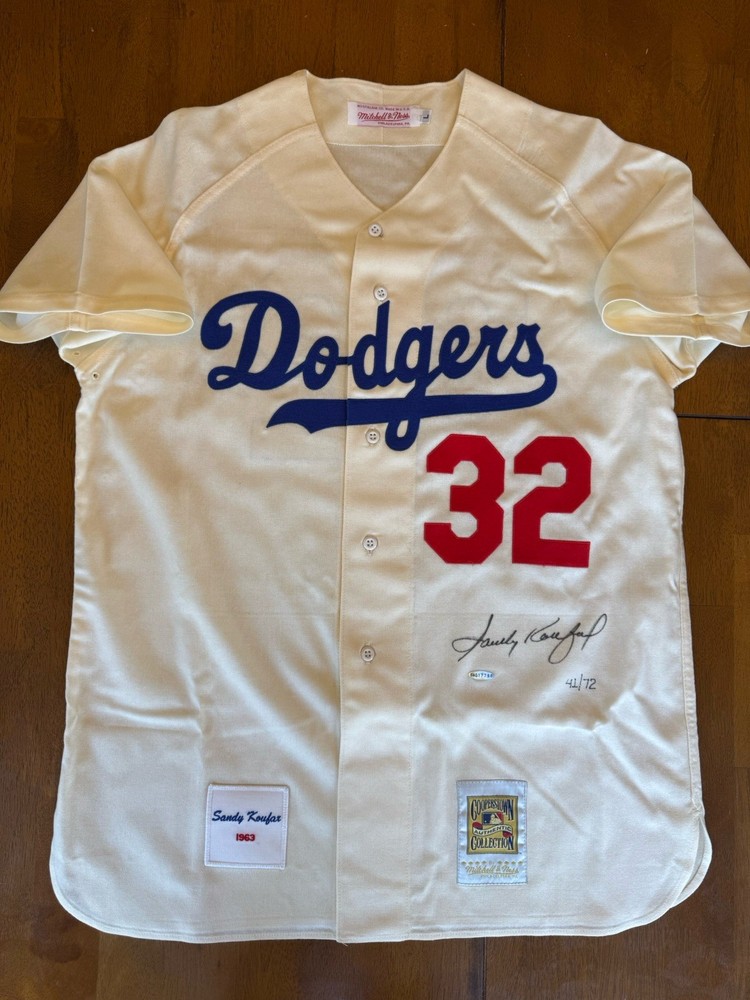 Sandy Koufax Signed Autographed Mitchell & Ness Authentic Jersey Upper Deck COA