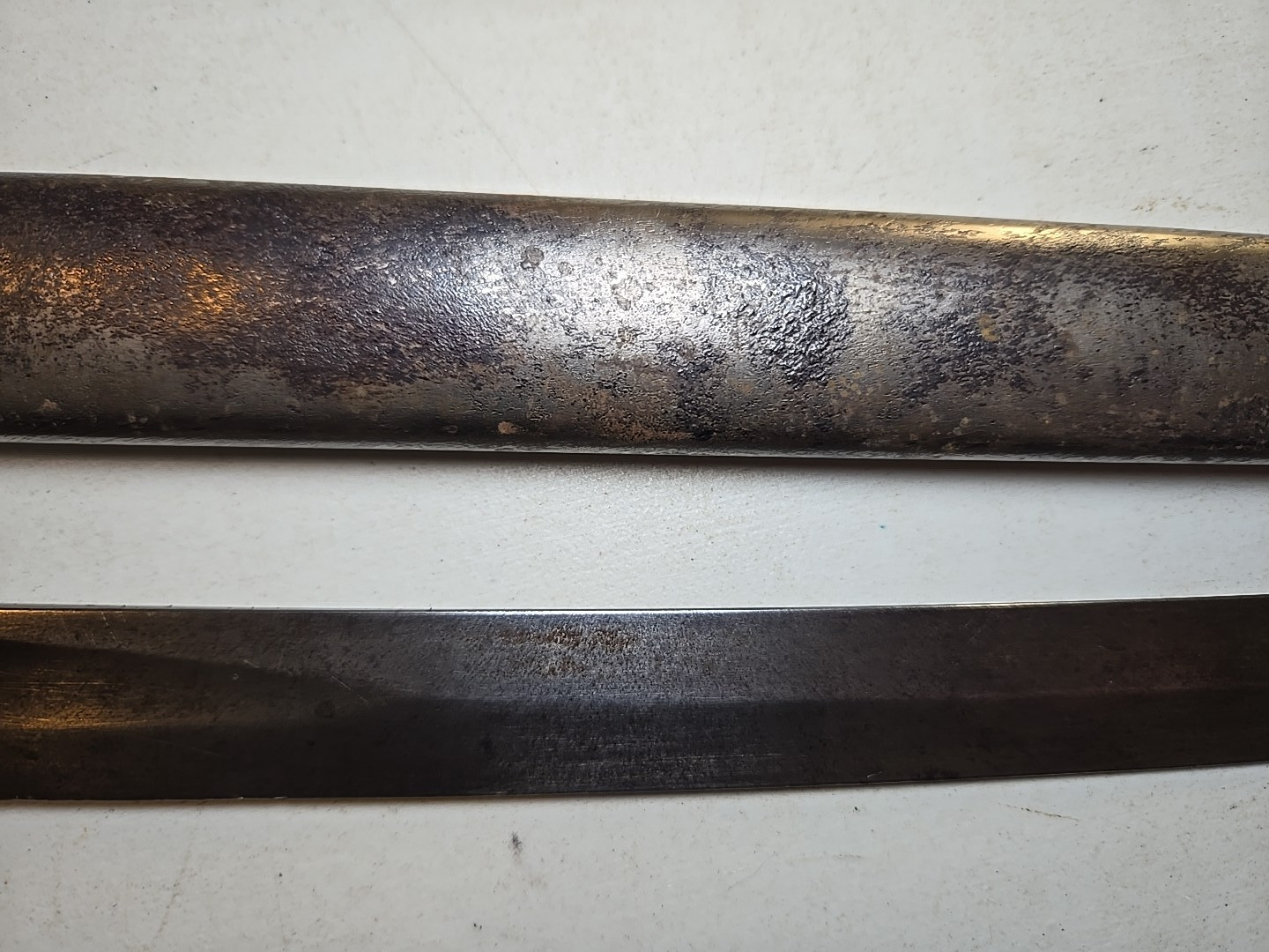 Pre-WWI British Pattern 1827 Volunteer Rifle Officers Sword w/Scabbard - Etched