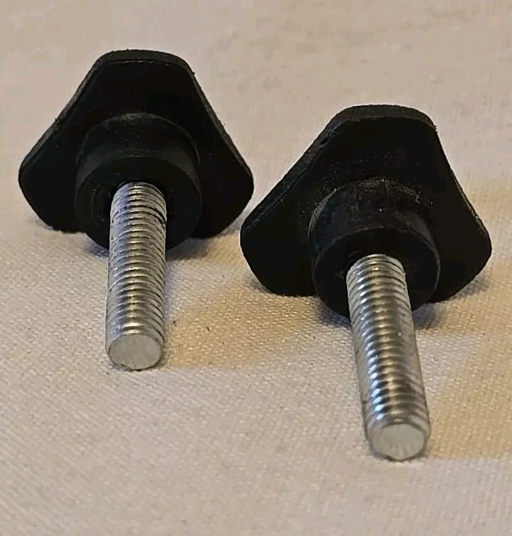 AB Rocket Replacement Parts Headrest Screws Fasteners Knobs Set of 2 Black