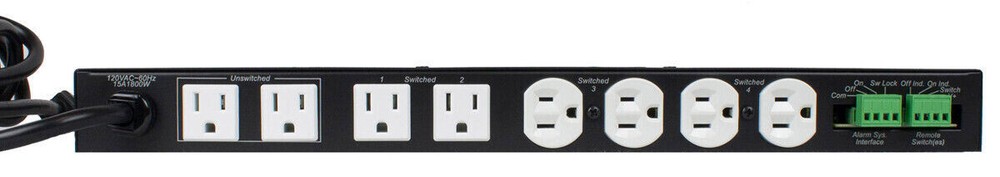 Lowell ACR-SEQ4-1509 Rack Mount Power Outlets Sequencer