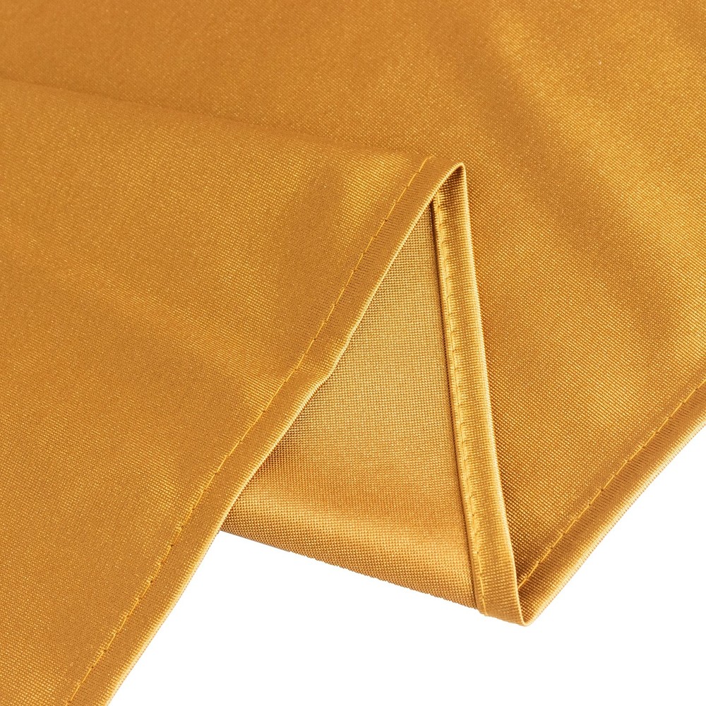 90" x 132"GOLD Scuba Polyester Rectangular TABLECLOTH Party Events Decorations