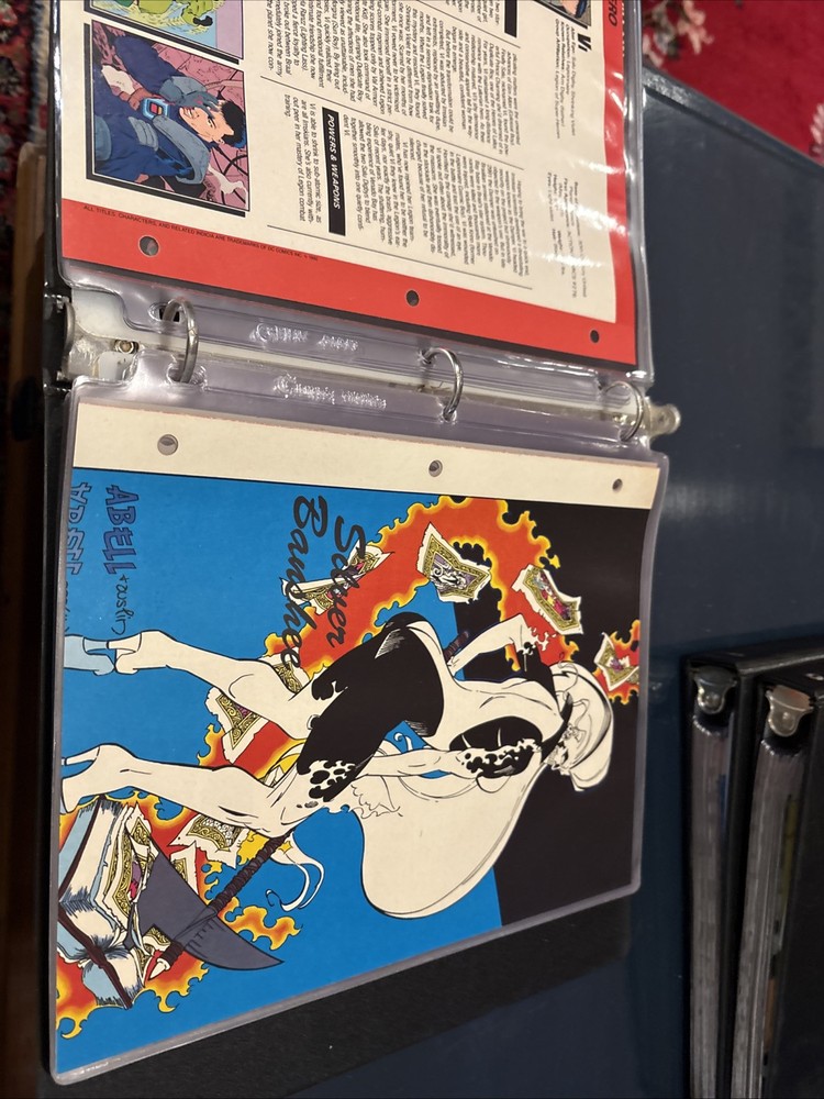 Comic Book Bio Binder