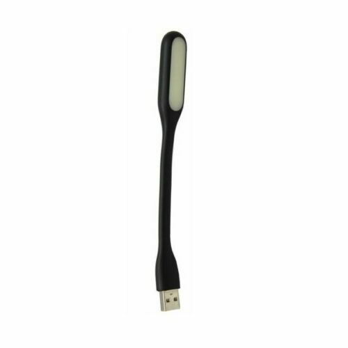 2x USB LED Lamp Light Laptop Computer Desktop Bright White Study Flexible Black
