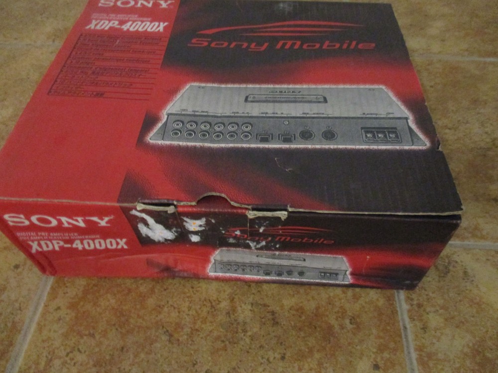 NEW Sony XDP-4000X Mobile ES Digital Sound Processor Crossover Equalizer