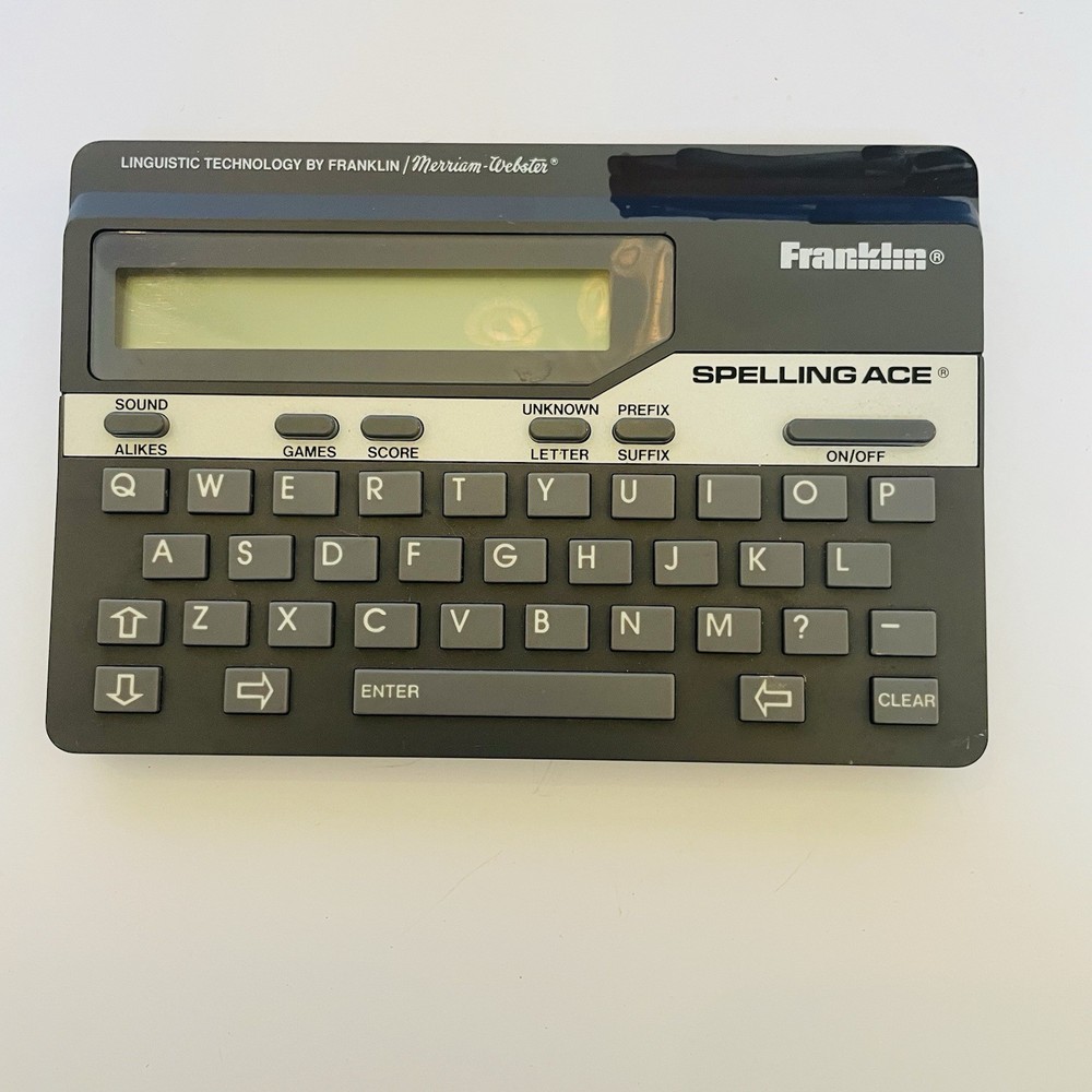 Franklin Computer Spelling Ace Second Edition Electronic Speller