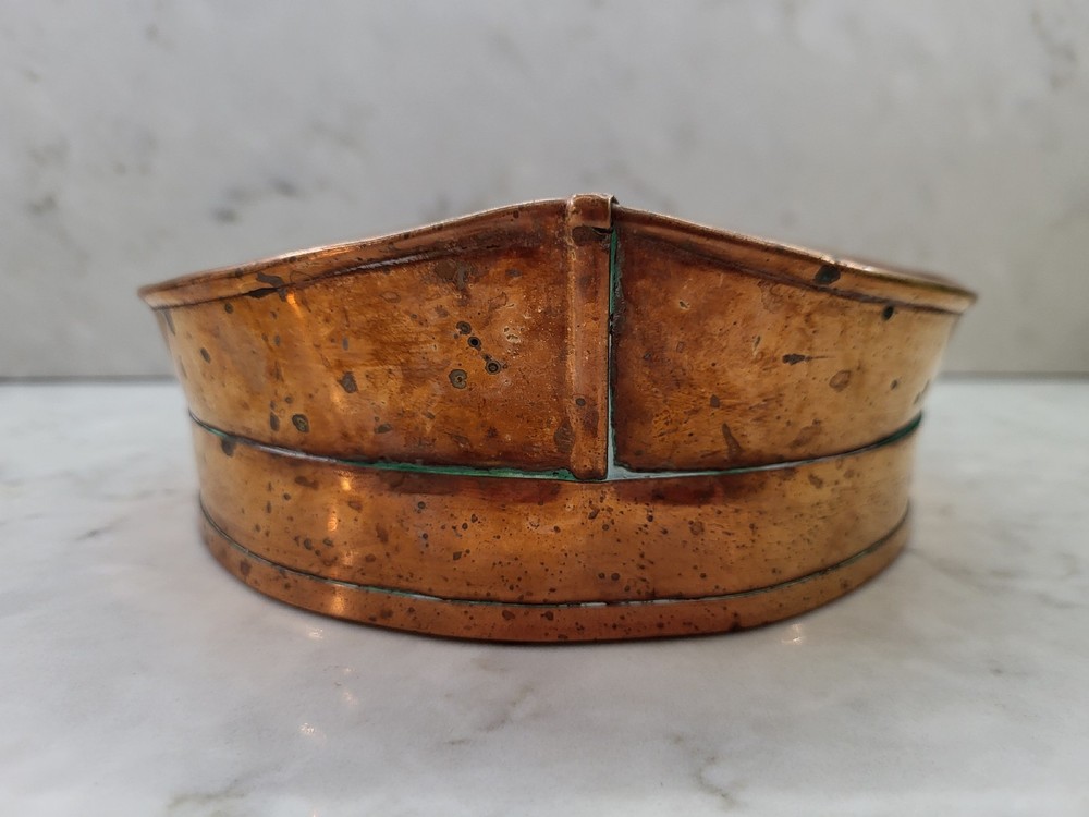 Solid Copper Candle Holder Rustic Cottagecore Farmhouse Handmade