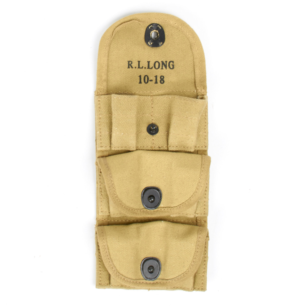 U.S. WWI 1917 Half Moon Clip .45 cal 3 Pocket Pouch