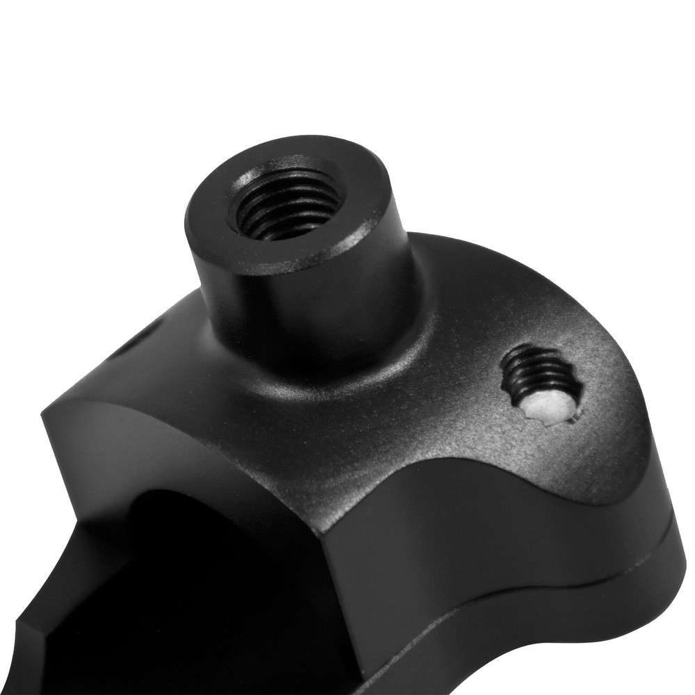 Black 1.25" Handlebar Riser Tip Clamp Kit 2" Large Fit For Harley