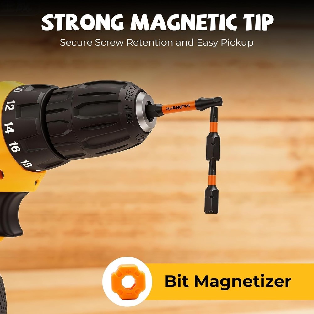 Mulwark 43-Piece Impact Screwdriver Bit Set