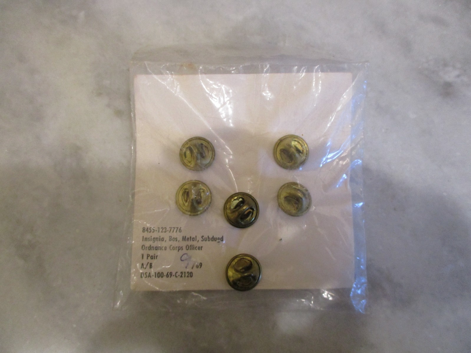 US ARMY-COMMANDER REDSTONE ARSENAL-ORDNANCE CORPS PLAQUE/AWARD/PINS-RET GENERAL