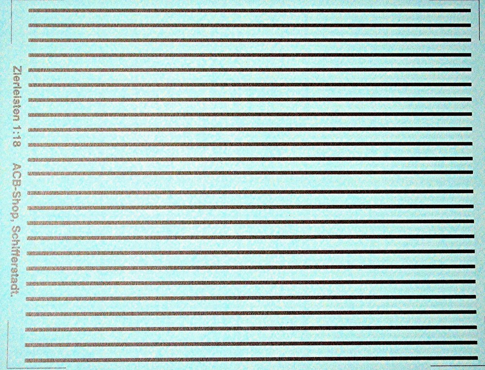 Decorative Stripes Silver 1-18 Decals Decals