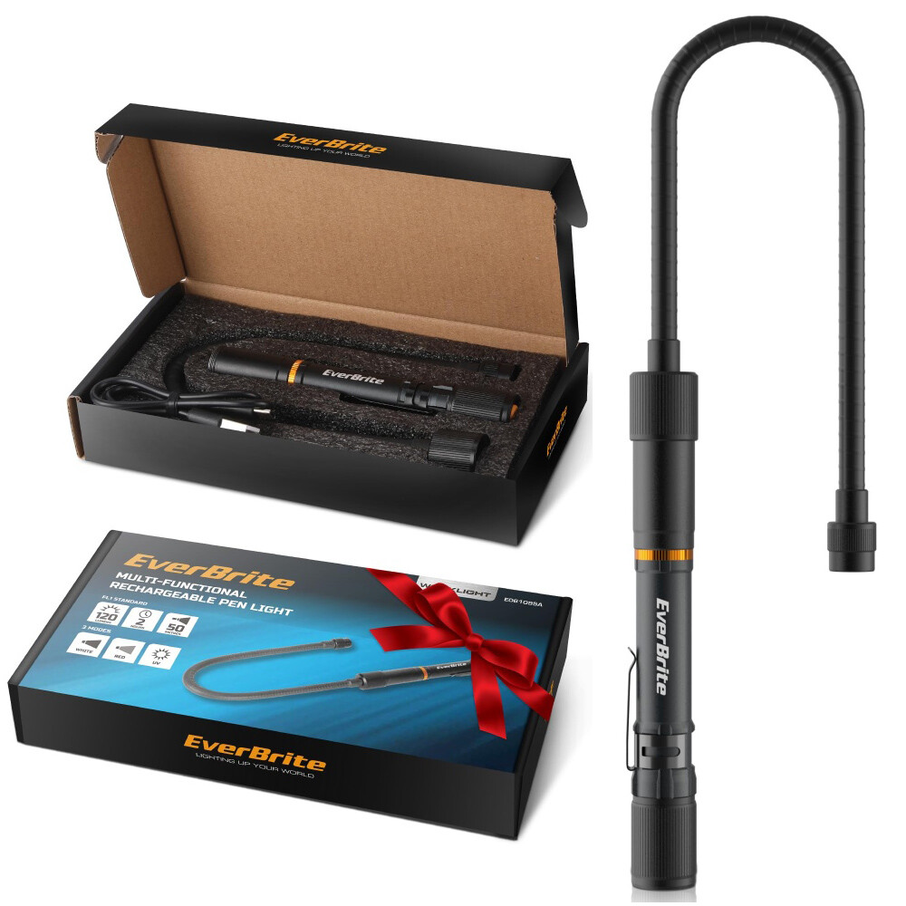 EverBrite Multi-Functional Rechargeable Work Light LED Flashlight w/3 Light Mode