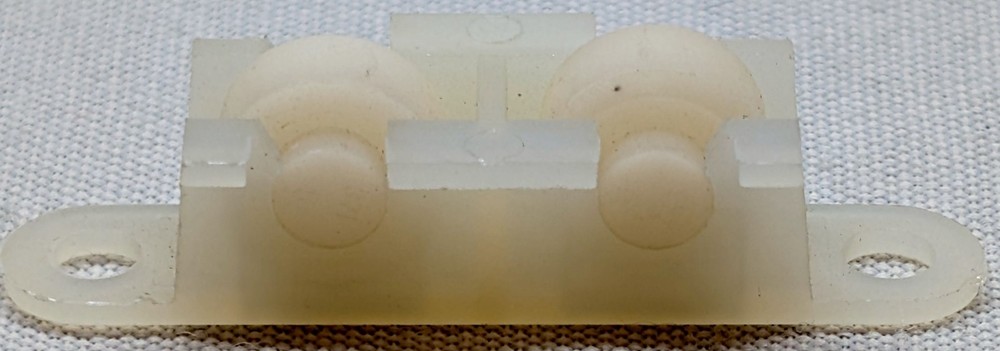 34 Sliding Window Tandem Roller Assembly with 3/8” Flat Nylon Wheels