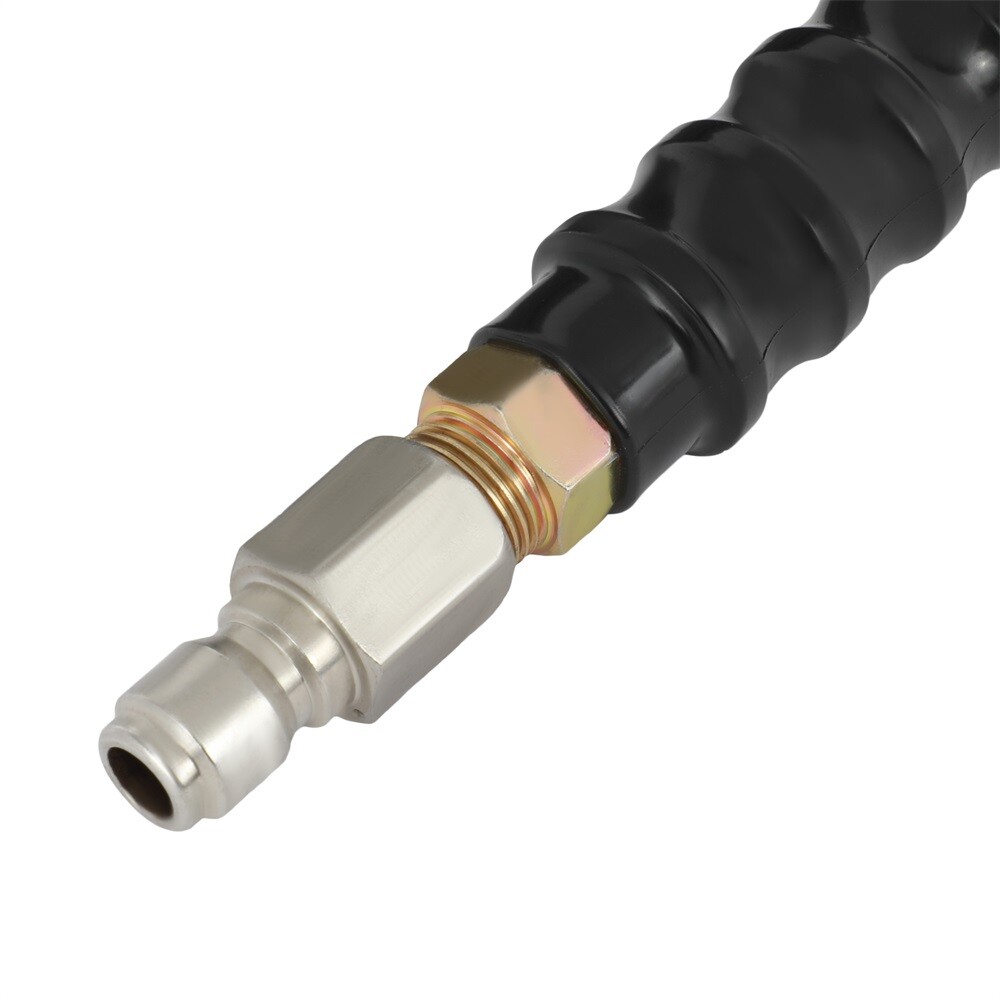 4000 PSI 50 ft / 100 ft 3/8" Pressure Washer Hose Non-Marking Gray With Couplers