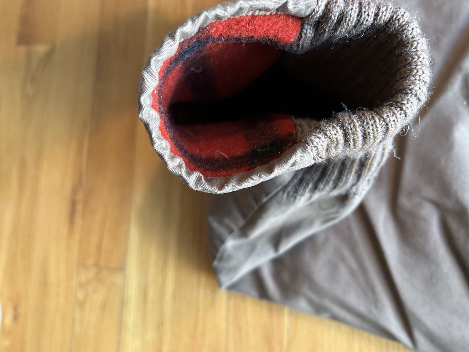 Vintage Goose Down Quilted Winter Snow Hunting Canvas Pants Leggings SZ 42