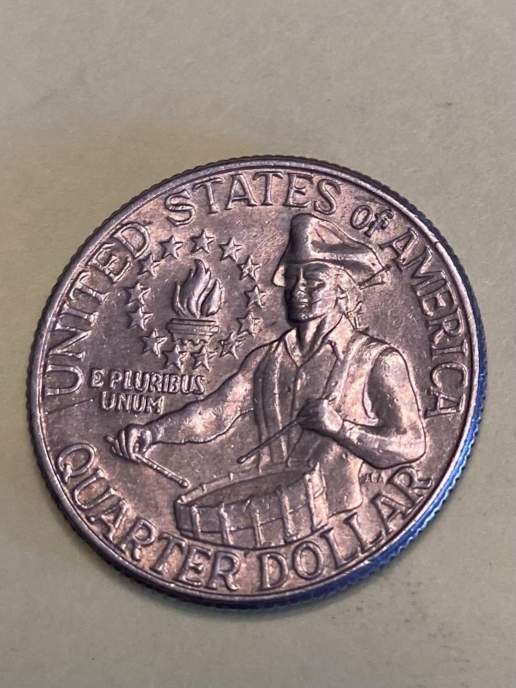 Liberty Bicentennial Quarter D ￼