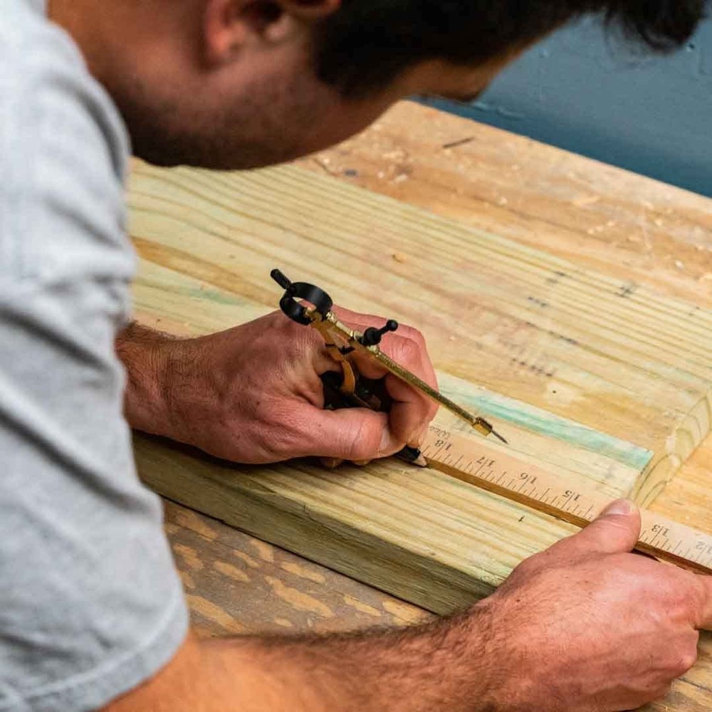 General Tools 842 Precision Pencil Compass, includes pencil , Yellow, 1 Count