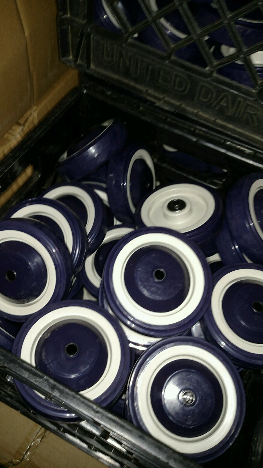 Replacement Shopping Cart Wheel - 5" x 1-1/4" Polyurethane Wheel Only