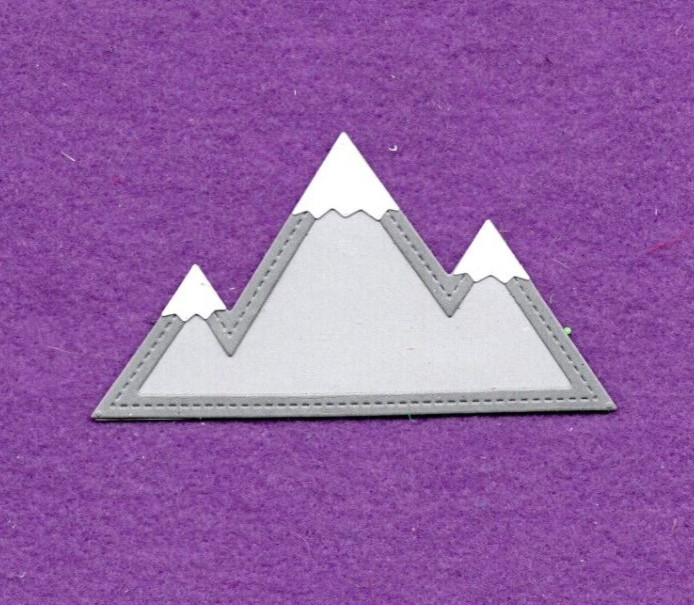 MOUNTAINs # 2 die cuts scrapbook cards