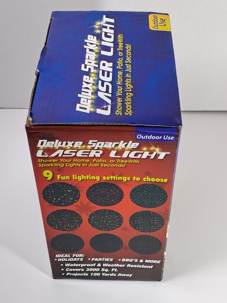 Brand New Deluxe Sparkle Laser Motion Light