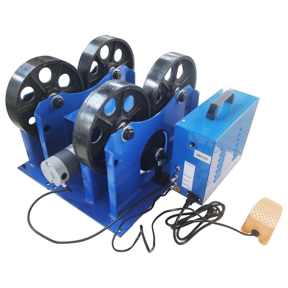110V 1T Tank Pipe Welding Turning Rolls Welding Support Positioner Roller