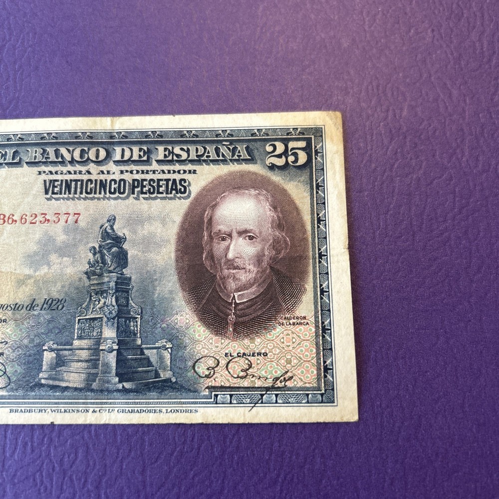 Spain- 25 Pesetas -1928