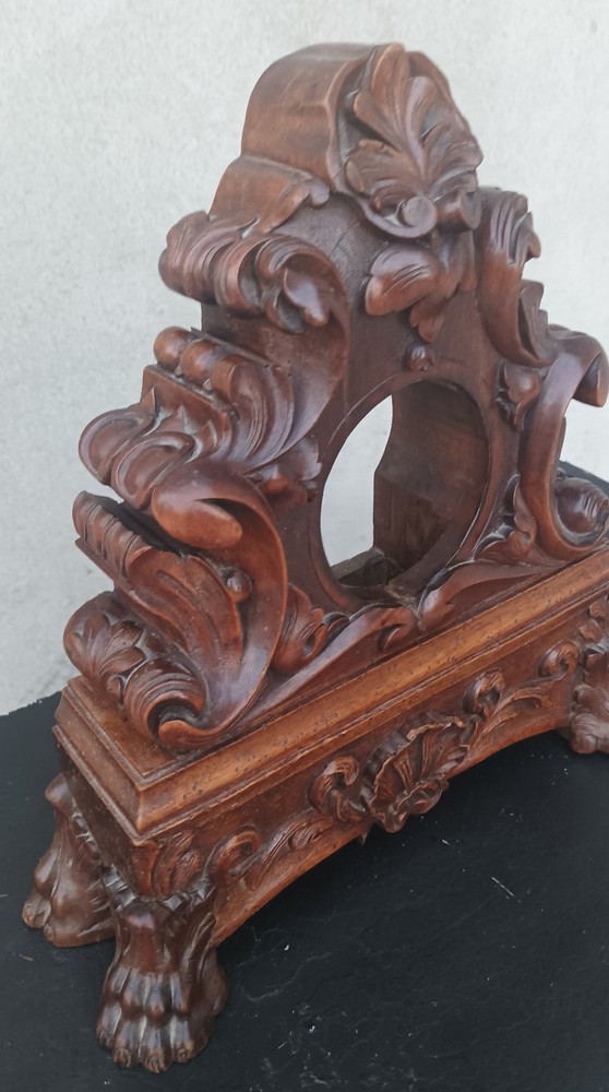 Walnut Clock Case 19th Century