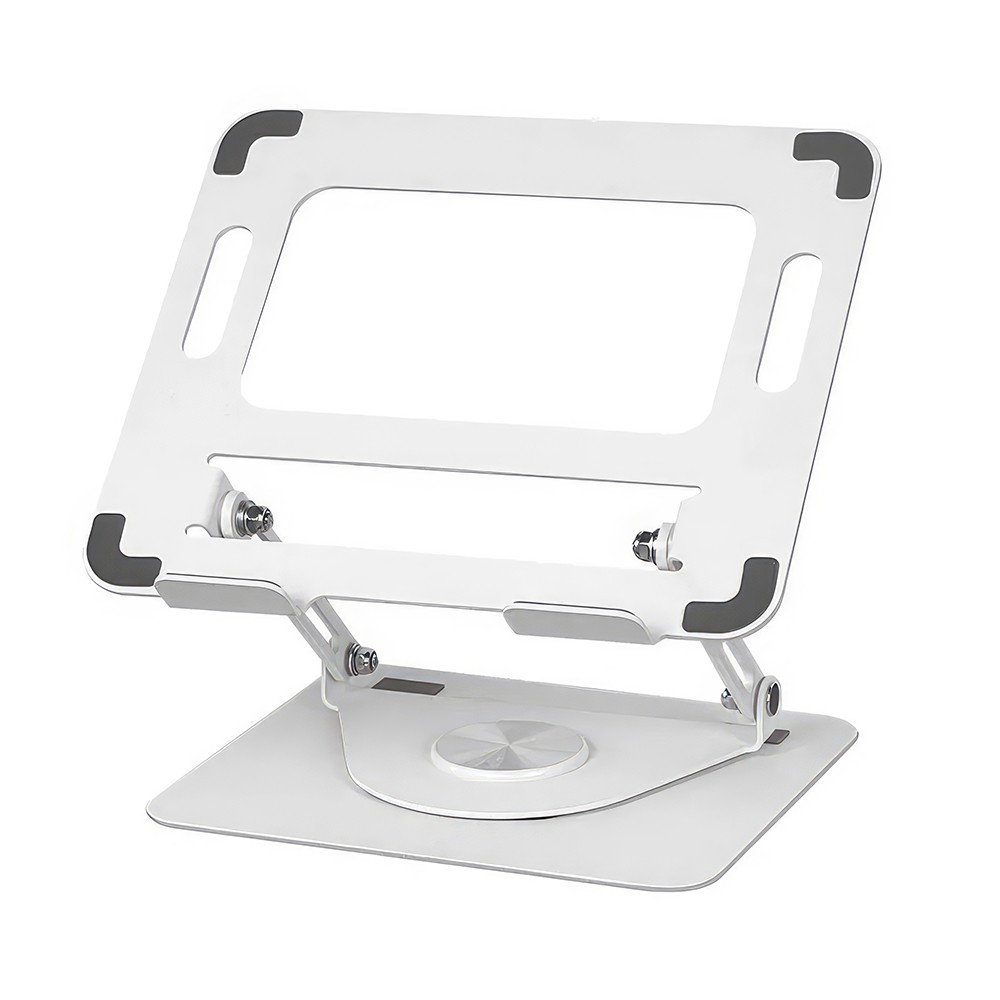 Ergonomic Laptop Riser Holder Stand Foldable Adjustable w/ 360° Rotating Bracket
