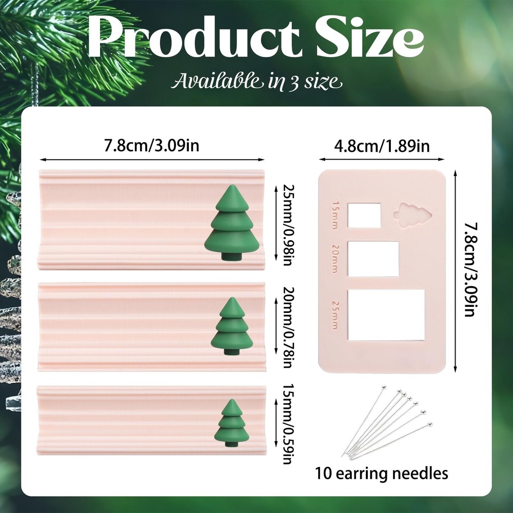 Polymer Clay Bead Roller Set, Christmas Tree Bead Roller Polymer Clay Roller ...