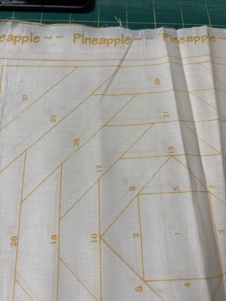 21 Blocks For Pineapple Foundation Piecing