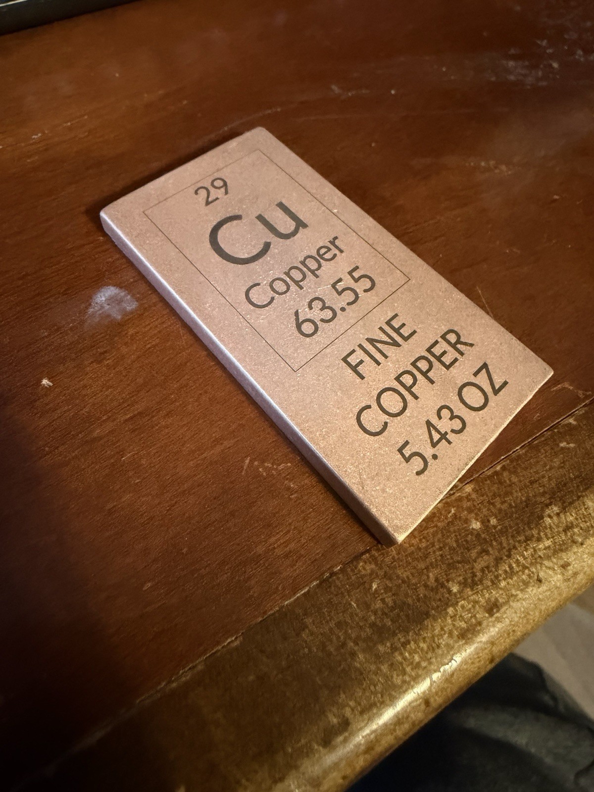 5 oz + .999 Copper Bars